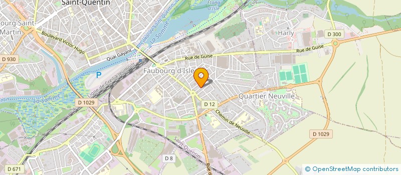 localisation de l'entreprise SCI LES 3C à SAINT-QUENTIN