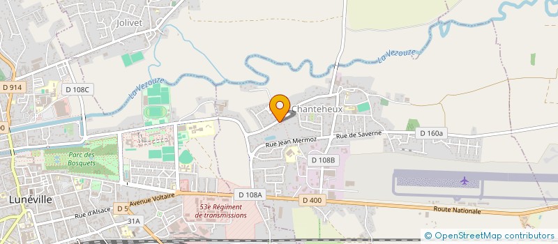 localisation de l'entreprise SCI LES 3CLX  CHANTEHEUX