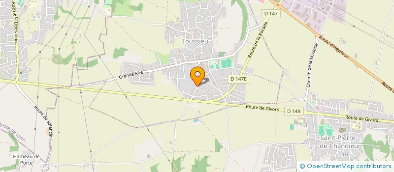 localisation de l'entreprise SCI LES 3D  SAINT-PIERRE-DE-CHANDIEU