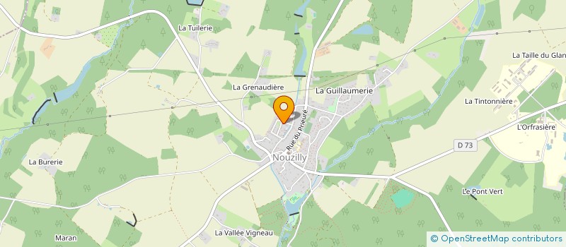 localisation de l'entreprise SCI LES 3D  NOUZILLY