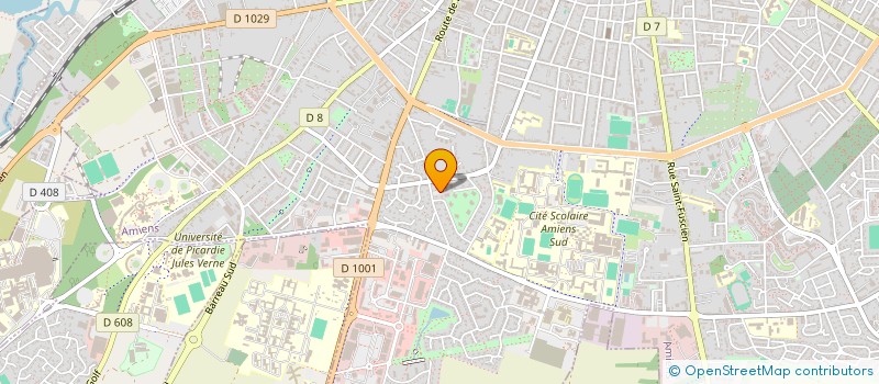 localisation de l'entreprise SCI LES 3F à AMIENS