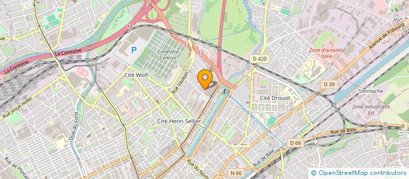 localisation de l'entreprise SCI LES 3G  BLOTZHEIM