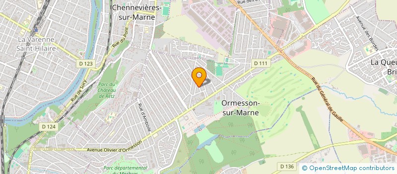 localisation de l'entreprise SCI LES 3J  ORMESSON-SUR-MARNE