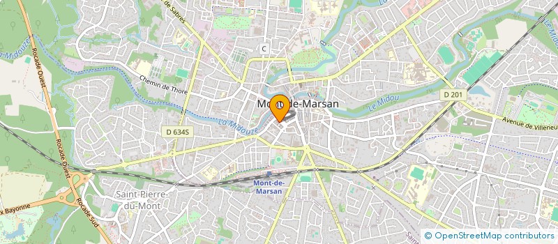localisation de l'entreprise SCI LES 3K à MONT-DE-MARSAN