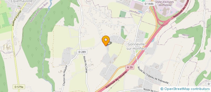 localisation de l'entreprise SCI LES 3L  GONNEVILLE-SUR-HONFLEUR