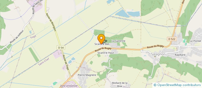 localisation de l'entreprise SCI LES 3L  SALAGNON