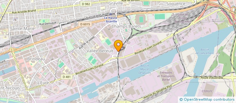 localisation de l'entreprise SCI LES 3T à LE HAVRE