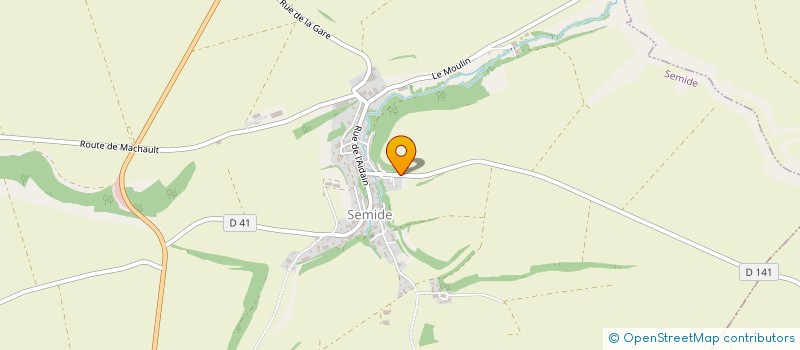localisation de l'entreprise SCI LES 4 A  SEMIDE