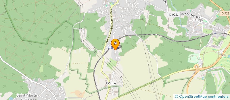 localisation de l'entreprise SCI LES 4 AMFD  VIARMES