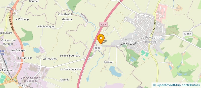 localisation de l'entreprise SCI LES 4 AS à CHOLET