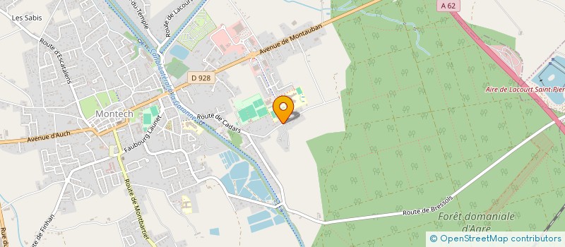 localisation de l'entreprise SCI LES 4 B  MONTAUBAN