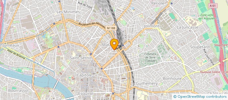localisation de l'entreprise SCI LES 4 B à TOULOUSE