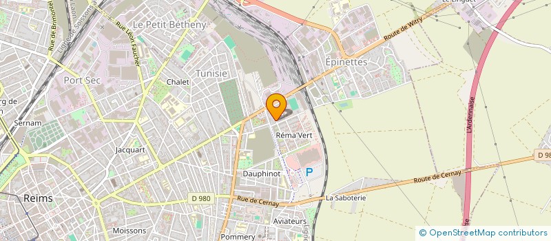 localisation de l'entreprise SCI LES 4 B  REIMS