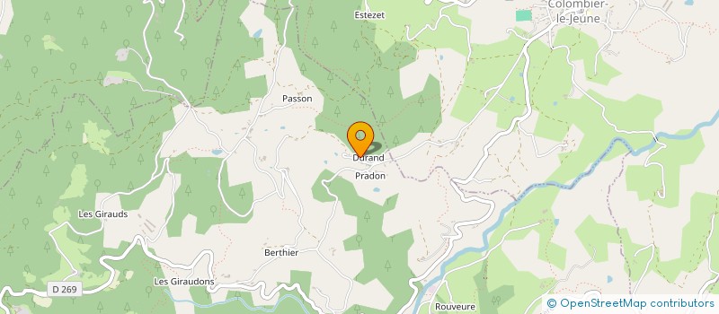 localisation de l'entreprise SCI LES 4 B  GILHOC-SUR-ORMEZE