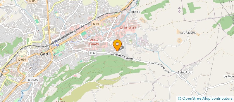 localisation de l'entreprise SCI LES 4 BECS  GAP