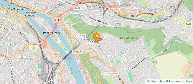 localisation de l'entreprise SCI LES 4 C.L.  BONSECOURS