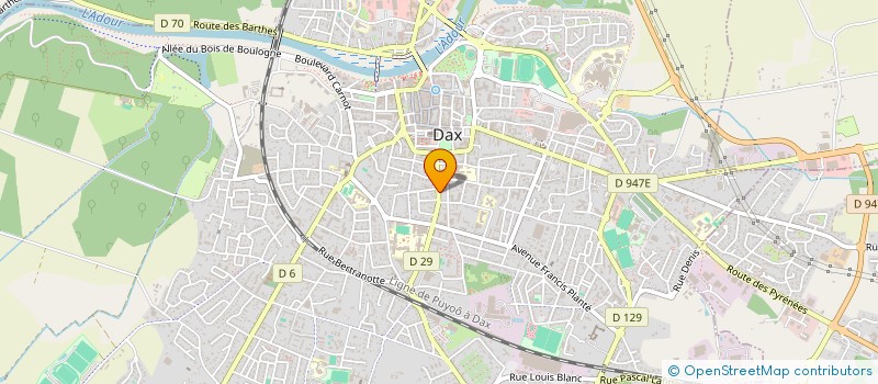 localisation de l'entreprise SCI LES 4 CAVALIERS à DAX