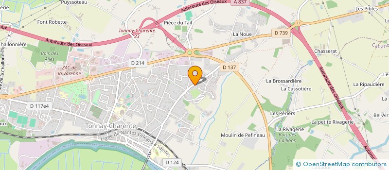 localisation de l'entreprise SCI LES 4 CHAS  YVES