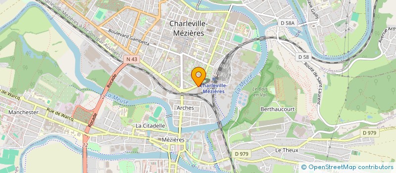 localisation de l'entreprise SCI LES 4 CHEMINS à CHARLEVILLE-MEZIERES