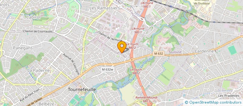 localisation de l'entreprise SCI LES 4 CHENES à COLOMIERS