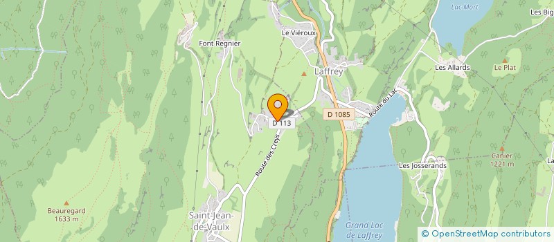 localisation de l'entreprise SCI LES 4 CIMES  SAINT-JEAN-DE-VAULX