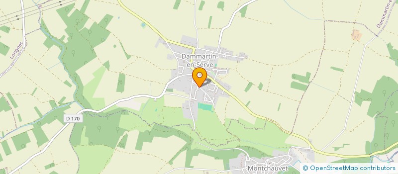 localisation de l'entreprise SCI LES 4 CLES  DAMMARTIN-EN-SERVE