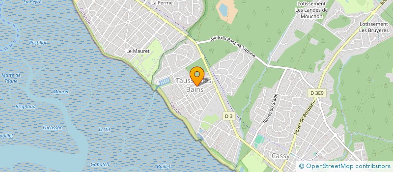 localisation de l'entreprise SCI LES 4 COUB  LANTON