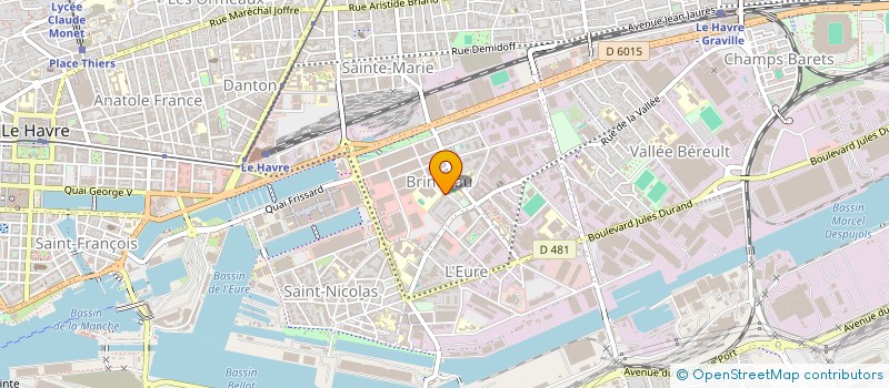 localisation de l'entreprise SCI LES 4 COULEURS à LE HAVRE