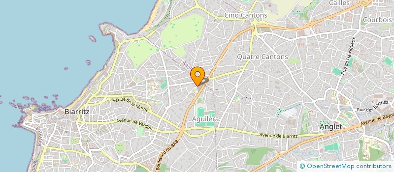 localisation de l'entreprise SCI LES 4 D à BIARRITZ