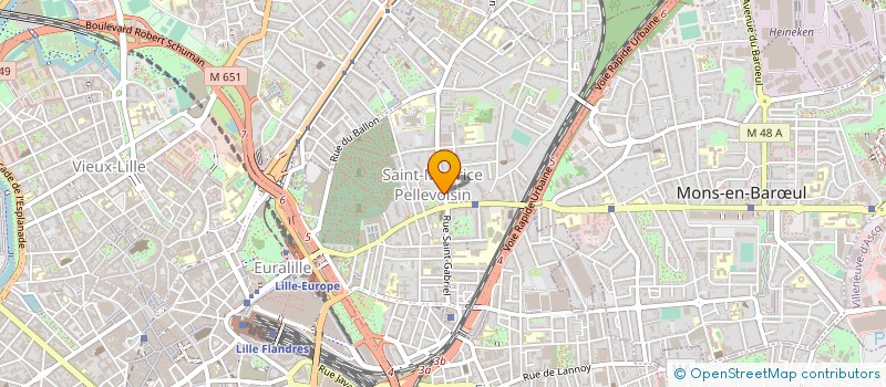 localisation de l'entreprise SCI LES 4 D à LILLE