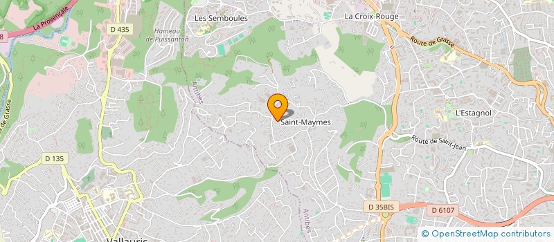 localisation de l'entreprise SCI LES 4 DIAMANTS  ANTIBES