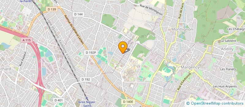 localisation de l'entreprise SCI LES 4 F à SAINT-PRIX