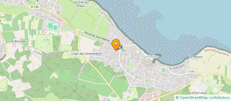 localisation de l'entreprise SCI LES 4 FAGES  LA FLOTTE