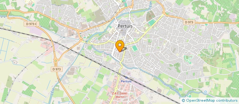 localisation de l'entreprise SCI LES 4 G  PERTUIS