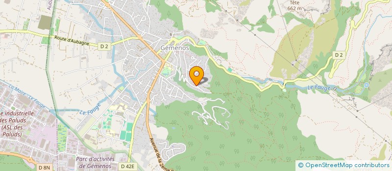 localisation de l'entreprise SCI LES 4 H  GEMENOS