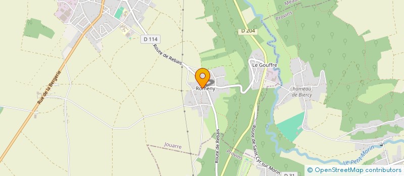 localisation de l'entreprise SCI LES 4 HORIZONS  JOUARRE