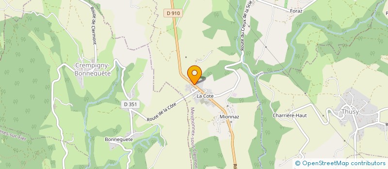 localisation de l'entreprise SCI LES 4 J  MENTHONNEX-SOUS-CLERMONT