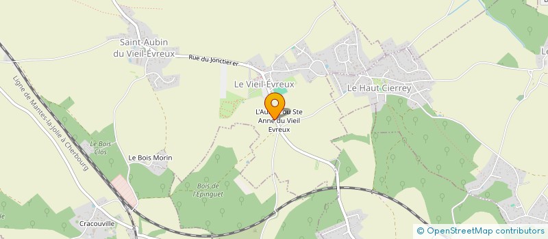 localisation de l'entreprise SCI LES 4 L  LE VIEIL-EVREUX