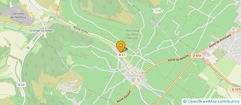 localisation de l'entreprise SCI LES 4 L  POMMARD