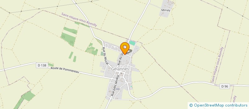 localisation de l'entreprise SCI LES 4 LOUPS  LA FOSSE-CORDUAN