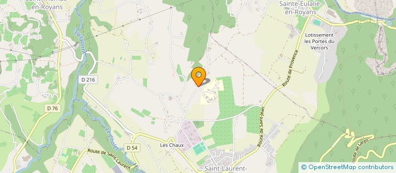 localisation de l'entreprise SCI LES 4 LOUPS  SAINT-LAURENT-EN-ROYANS