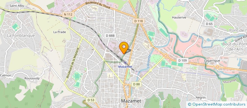 localisation de l'entreprise SCI LES 4 M  AUSSILLON