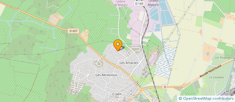 localisation de l'entreprise SCI LES 4 M à NARBONNE