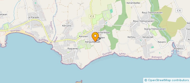 localisation de l'entreprise SCI LES 4 M  NEVEZ