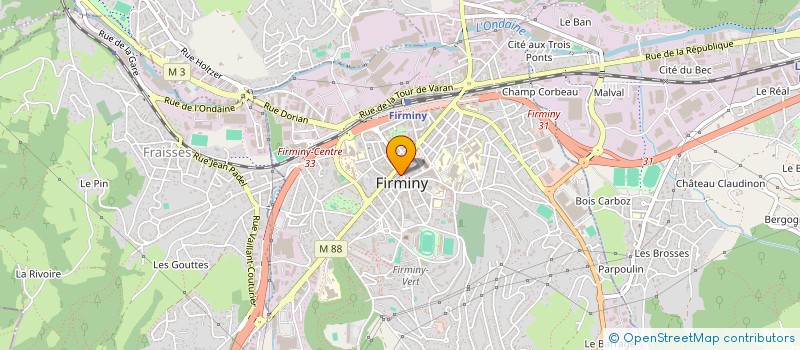 localisation de l'entreprise SCI LES 4 MAZ  FIRMINY