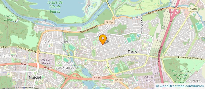 localisation de l'entreprise SCI LES 4 MOUSQUETAIRES  TORCY