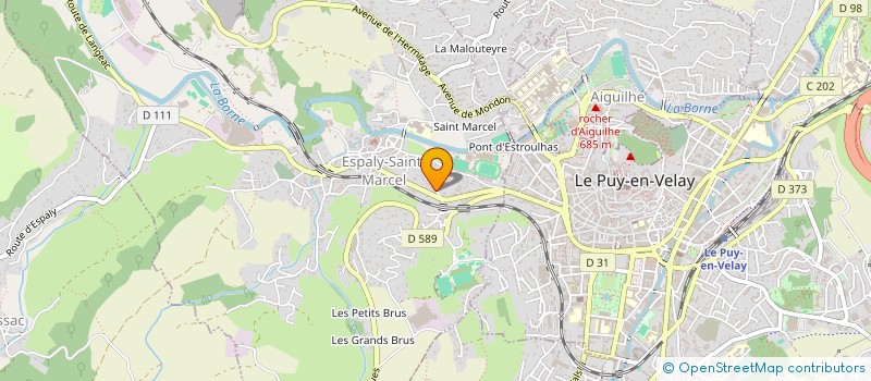 localisation de l'entreprise SCI LES 4 MOUSQUETAIRES  ESPALY-SAINT-MARCEL