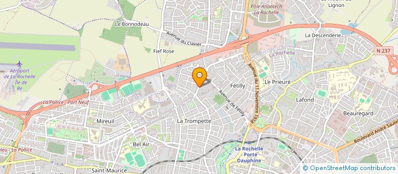 localisation de l'entreprise SCI LES 4 P  LAGORD