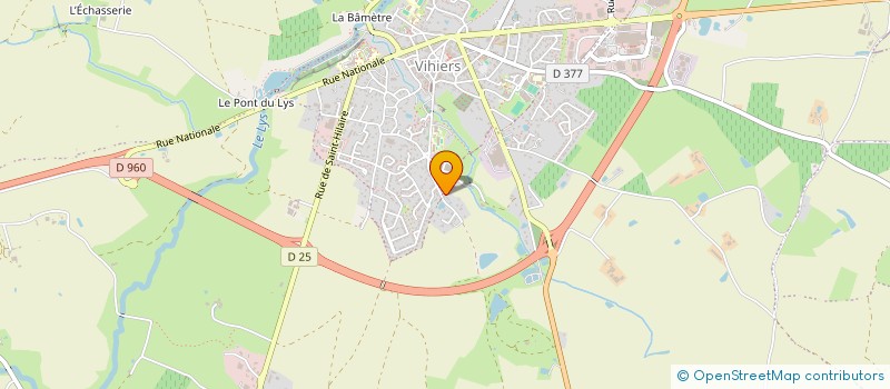 localisation de l'entreprise SCI LES 4 P à LYS-HAUT-LAYON