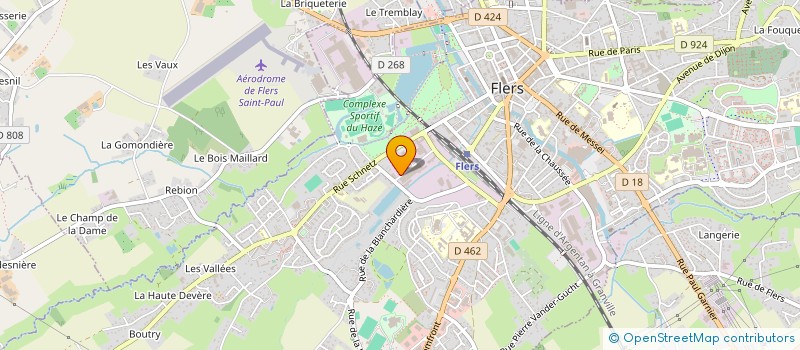 localisation de l'entreprise SCI LES 4 PANS à FLERS